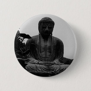 Badge Rond 5 Cm Japon vintage Kamakura Grand Bouddha