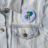 Badge Rond 5 Cm Japonais Yokai Gawappa (En situation)