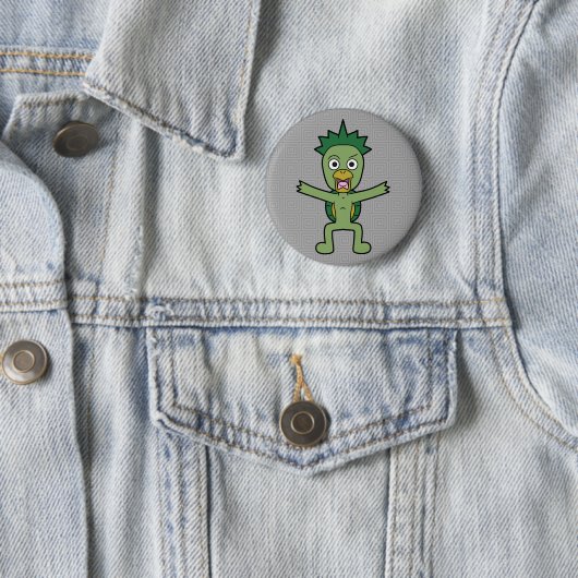 Badge Rond 5 Cm Japonais Yokai Gawappa (En situation)