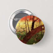 Badge Rond 5 Cm Japonisme : Arbre à prune fleuri par Vincent van G (Devant & derrière)