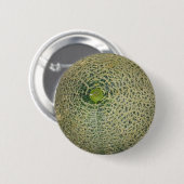 Badge Rond 5 Cm Jardin Cantaloupe frais (Devant & derrière)