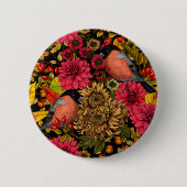 Badge Rond 5 Cm Jardin d'automne 2 (Devant)