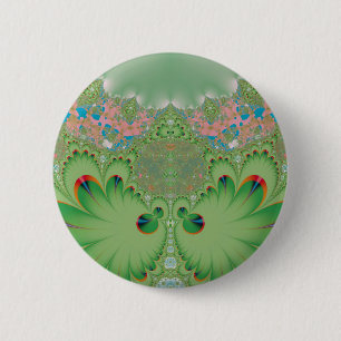 Badge Rond 5 Cm Jardin de printemps