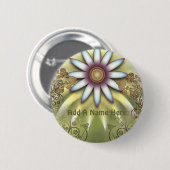Badge Rond 5 Cm Jardin d'été (Devant & derrière)