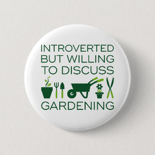 Badge Rond 5 Cm Jardin introduit