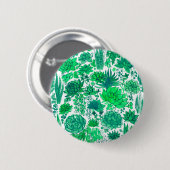 Badge Rond 5 Cm Jardin succulent (Devant & derrière)