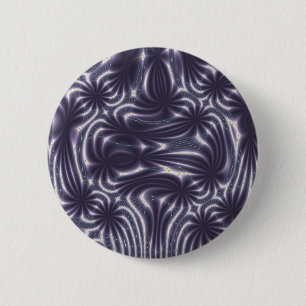 Badge Rond 5 Cm Jardin Violet