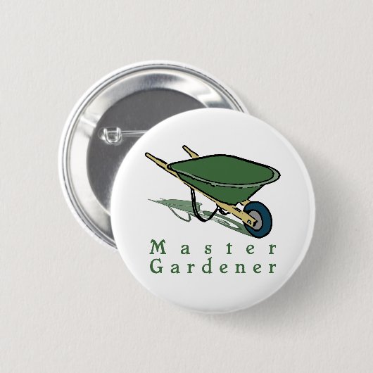 Badge Rond 5 Cm Jardinier principal (Devant & derrière)