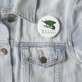 Badge Rond 5 Cm Jardinier principal (En situation)