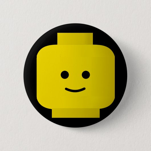 Badge Rond 5 Cm Jaune (Devant)