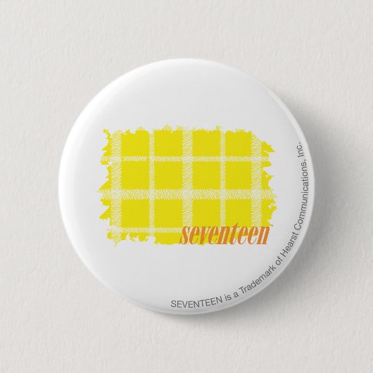 Badge Rond 5 Cm Jaune 3 de plaid (Devant)