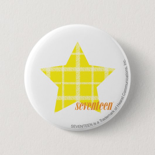 Badge Rond 5 Cm Jaune 4 de plaid (Devant)
