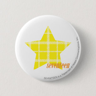 Badge Rond 5 Cm Jaune 4 de plaid