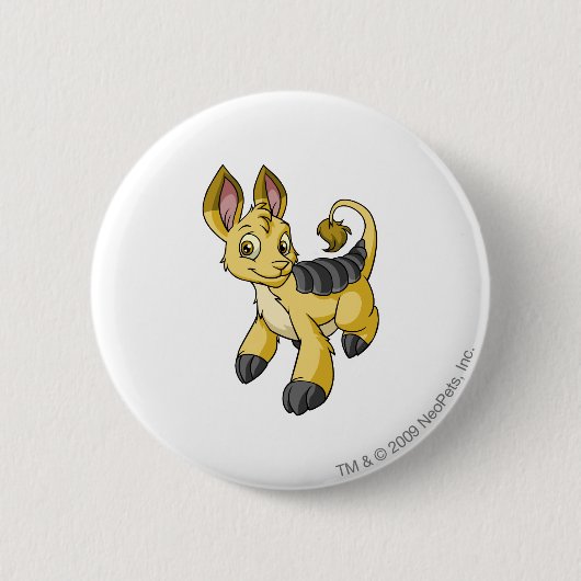 Badge Rond 5 Cm Jaune de Bori (Devant)