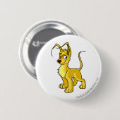 Badge Rond 5 Cm Jaune de Gelert (Devant & derrière)