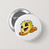 Badge Rond 5 Cm Jaune de JubJub (Devant & derrière)