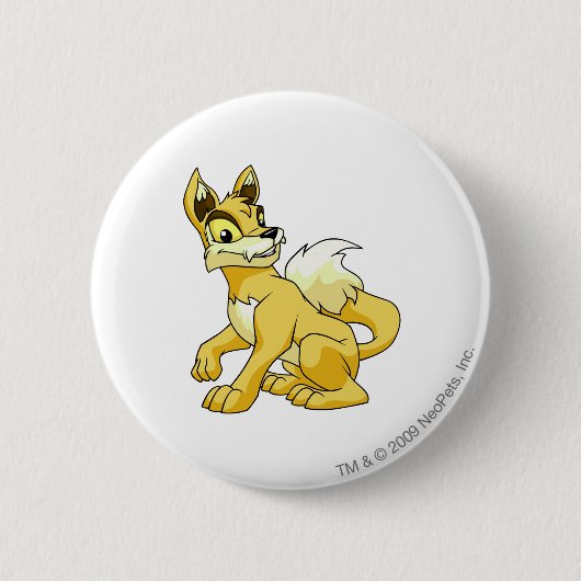 Badge Rond 5 Cm Jaune de Lupe (Devant)