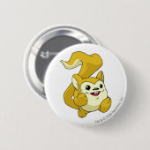 Badge Rond 5 Cm Jaune de Meerca (Devant & derrière)