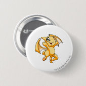 Badge Rond 5 Cm Jaune de Shoyru (Devant & derrière)