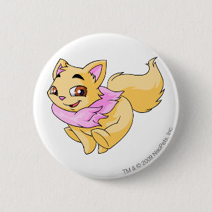 Badge Rond 5 Cm Jaune de Wocky