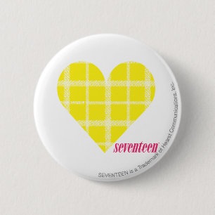 Badge Rond 5 Cm Jaune plu 2