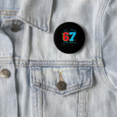Badge Rond 5 Cm J'avais 6 ans maintenant j'ai 7 ans Anniversaire, (En situation)