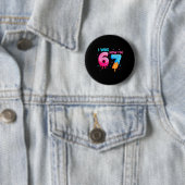Badge Rond 5 Cm J'avais 6 ans maintenant j'ai 7 ans drôle mème six (En situation)