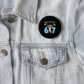Badge Rond 5 Cm J'avais 6 ans maintenant j'ai 7 ans fille garçon e (En situation)