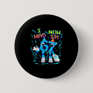 Badge Rond 5 Cm J'avais 6 ans maintenant j'ai 7 ans Six Sept Drôle