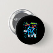 Badge Rond 5 Cm J'avais 6 ans maintenant j'ai 7 ans Six Sept Drôle (Devant & derrière)