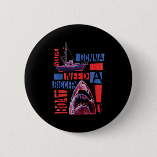 Badge Rond 5 Cm Jaws 2025 A Besoin D'Un Bateau Plus Grand
