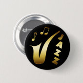 BADGE ROND 5 CM JAZZ (Devant & derrière)