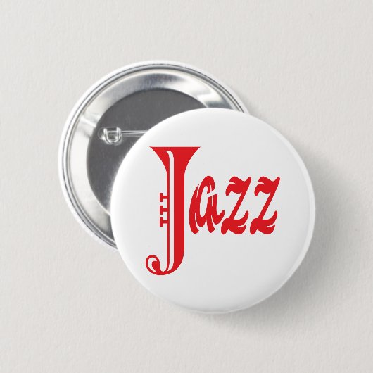 Badge Rond 5 Cm Jazz (Devant & derrière)