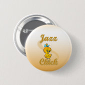Badge Rond 5 Cm Jazz Chick (Devant & derrière)