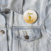 Badge Rond 5 Cm Jazz Chick (En situation)