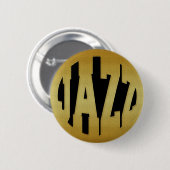 BADGE ROND 5 CM JAZZ D'OR (Devant & derrière)