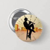 Badge Rond 5 Cm Jazz frais 3 (Devant & derrière)