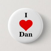 Badge Rond 5 Cm J'Coeur Dan Button (Devant)