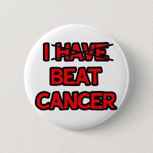 Badge Rond 5 Cm Je bat le cancer