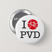 Badge Rond 5 Cm "Je bouton fais du vélo Providence" (Devant & derrière)