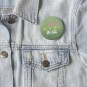 Badge Rond 5 Cm "Je bouton rond aime Classicglue" (En situation)