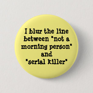 Badge Rond 5 Cm Je brouille la ligne