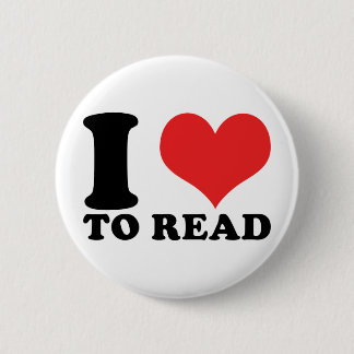 Badge Rond 5 Cm Je Coeur Lire