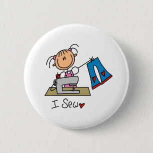 Badge Rond 5 Cm Je couds