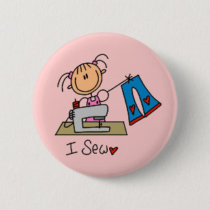 Badge Rond 5 Cm Je couds