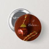 Badge Rond 5 Cm Je crois (Devant & derrière)