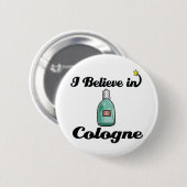 Badge Rond 5 Cm je crois à cologne (Devant & derrière)