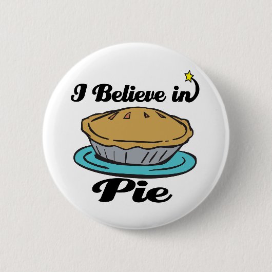 Badge Rond 5 Cm je crois au gâteau (Devant)