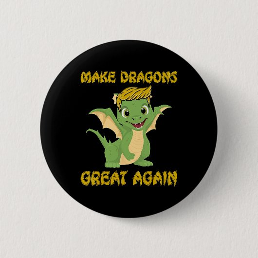 Badge Rond 5 Cm Je Crois Que Les Dragons Rendent Les Dragons Génia (Devant)