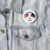 Badge Rond 5 Cm Je Défends La Police (En situation)